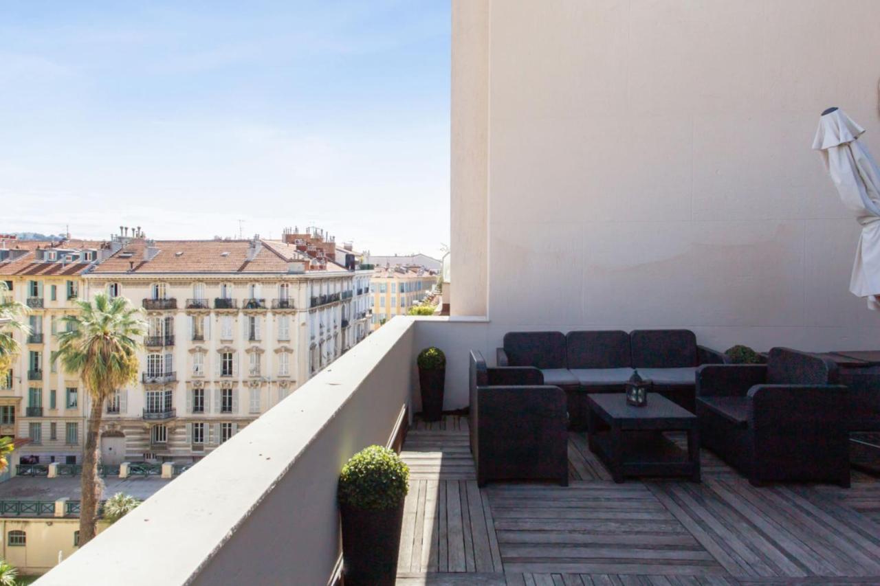 Bright Flat With An Exceptional Terrace At The Heart Of Nice - Welkeys Eksteriør billede