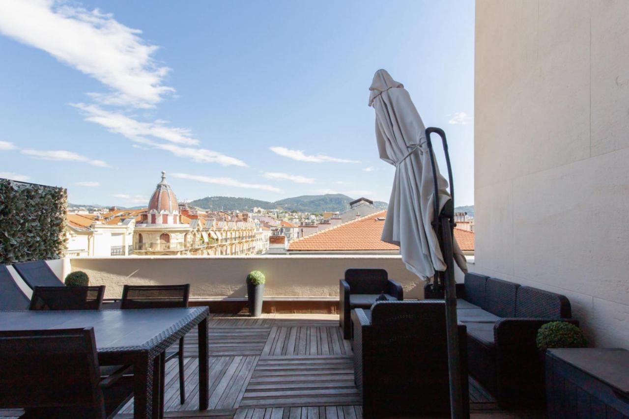 Bright Flat With An Exceptional Terrace At The Heart Of Nice - Welkeys Eksteriør billede